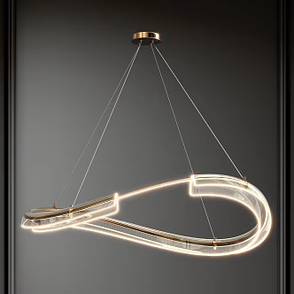 chandelier metal chandelier glass chandelier 3d model