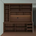 Modern Sideboard Design With White Cabinets Wood Top And Drawers