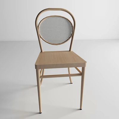 Nordic Leisure Chair Bending Chair 3d model