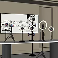Modern live broadcast machine live broadcast stand mobile phone rack 3d model