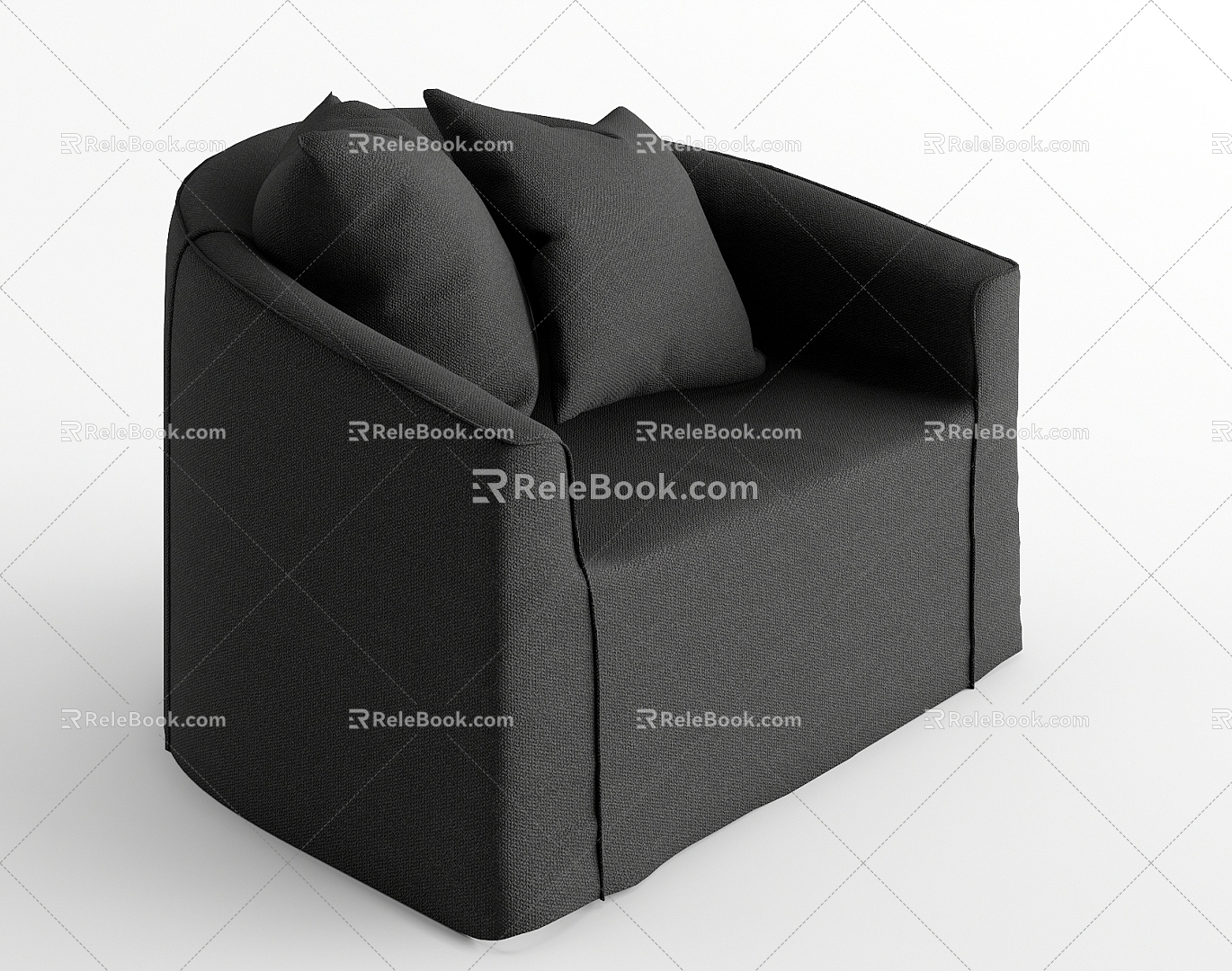 Single sofa sofa 3d model