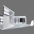 Trojan Shop Retail Display Featuring Welcome Sign Penguin Character And Clothing Items