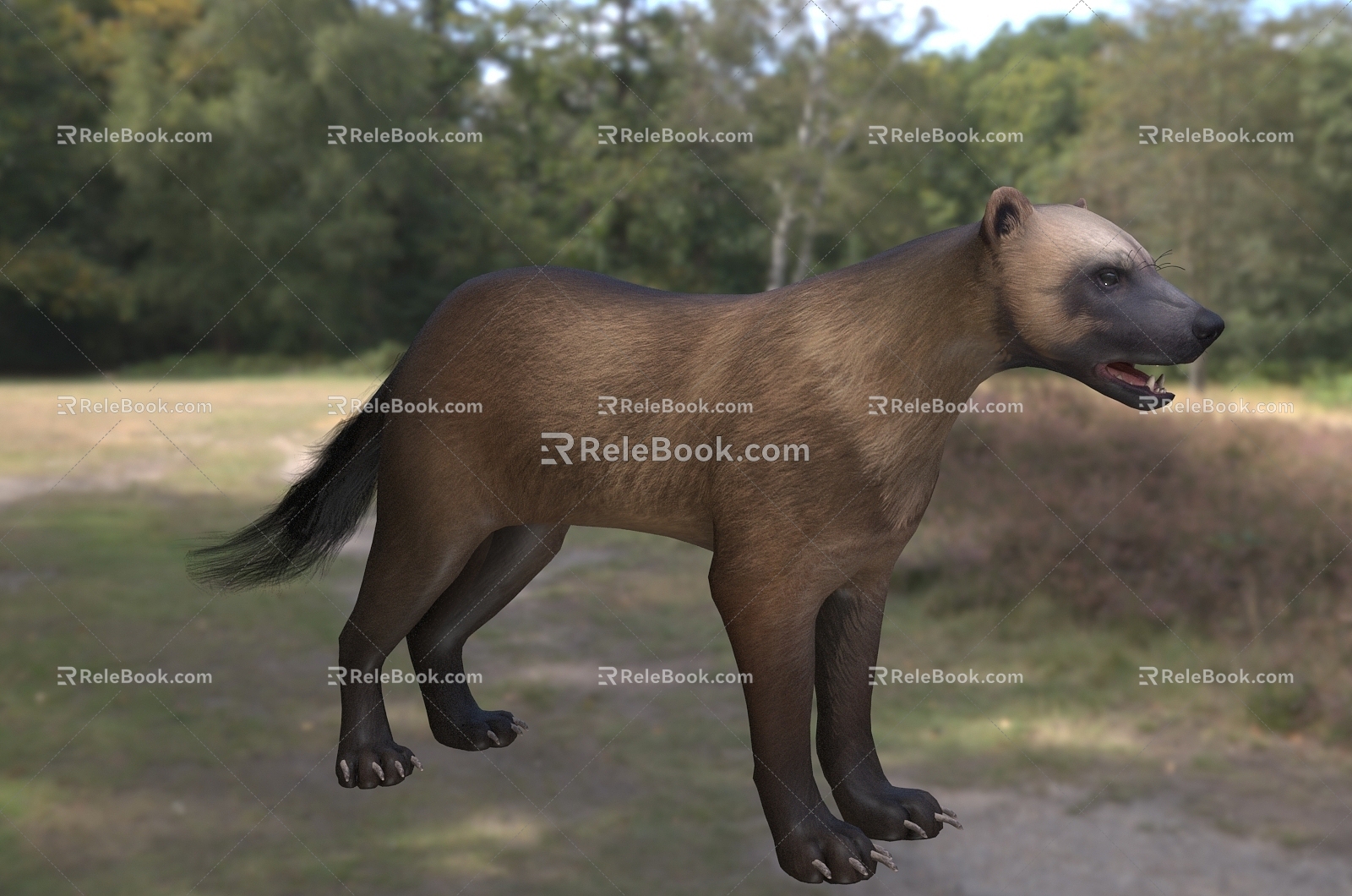 Ike mammoth badger animal 3d model