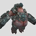 Monster Alien Cyber Giant Monster Game Characters Mutant Game Characters 3d model