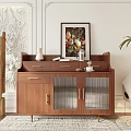 Vintage Sideboard Medieval Sideboard 3d model
