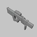 Weapons Sci-Fi Rifle 3d model