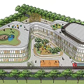 Kindergarten Architecture School Architecture 3d model