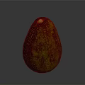 Ripe Fresh Juicy Mango with Red and Green Spotted Oval Skin Ideal for Healthy Snacks