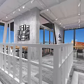 Hongxiutao Container Restaurant Exterior With Panda Statue Glass Windows And Outdoor Seating