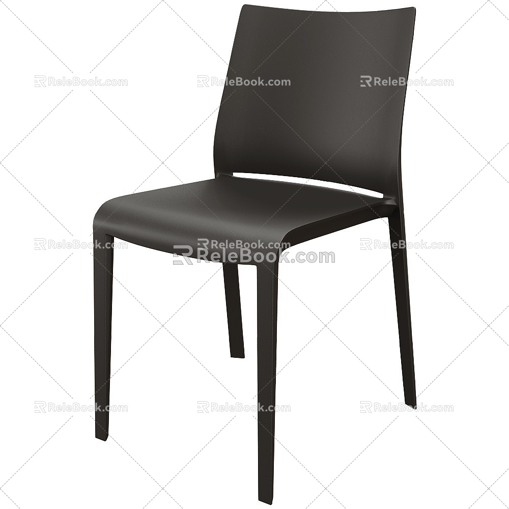 lisbona simple European single chair 18w 3d model