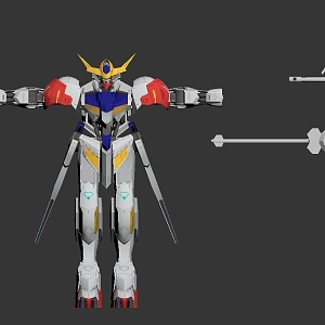 Babatos Gundam 3d model