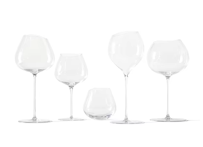 CASSINA Collection red wine glass wine glass 3d model