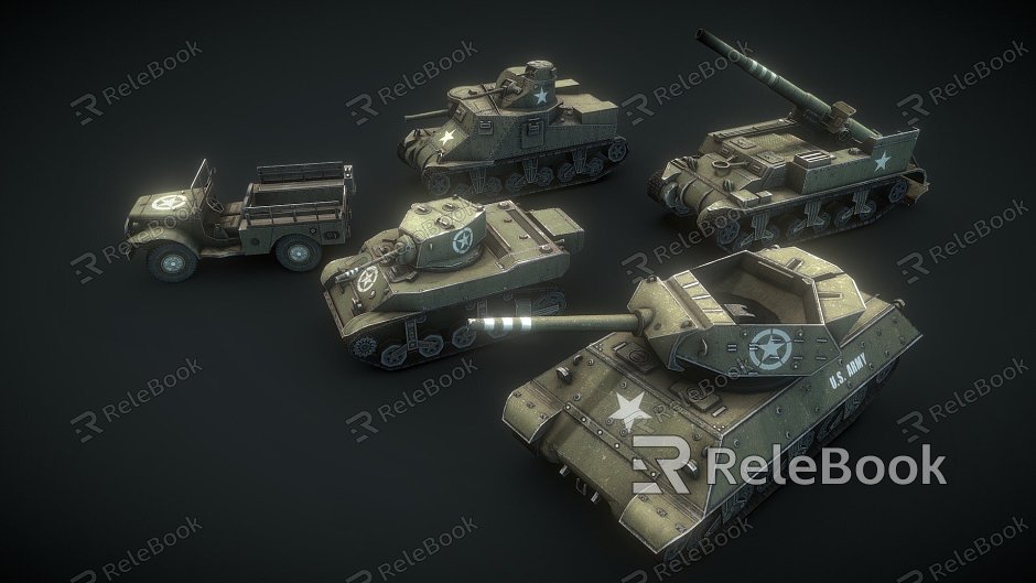 Weapons of American Tanks model