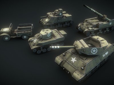 Weapons of American Tanks model