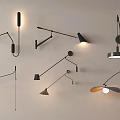 Modern Wall Lamps With Adjustable Arms And Sleek Metallic Designs For Home Decor