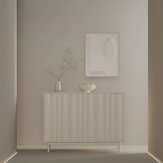 Modern Entrance Cabinet 3d model