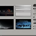 Projection Monitoring Systems Setup With Multiple Wall Mounted Screens And Surveillance Devices