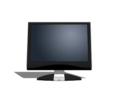 Modern LCD TV Display 3d model Modern LCD TV Display 3d model