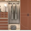 Modern Wardrobe Interior Design With Glass Doors Hanging Areas And Drawers