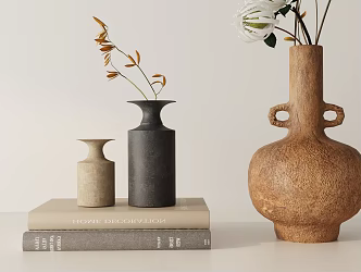 Modern ornaments combination 3d model