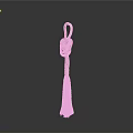 Natural Rope Decorative Hanging With Intricate Knot And Tassel Design