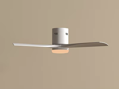 Modern White Air Conditioner Fan with Quiet Operation and Energy Saving Design 3d model