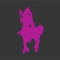 Mythical Centaur Like Creature With Red Black Armor Flaming Mane And Tail Holding Weapon