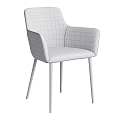 Quadrifoglio modern single chair 3d model