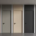 Modern Hinged Doors In Various Colors And Wood Finishes For Home Interior Design