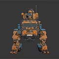 Industrial LOFT Robot Transformers Gauda Warrior Gauda Mecha Warrior 3d model