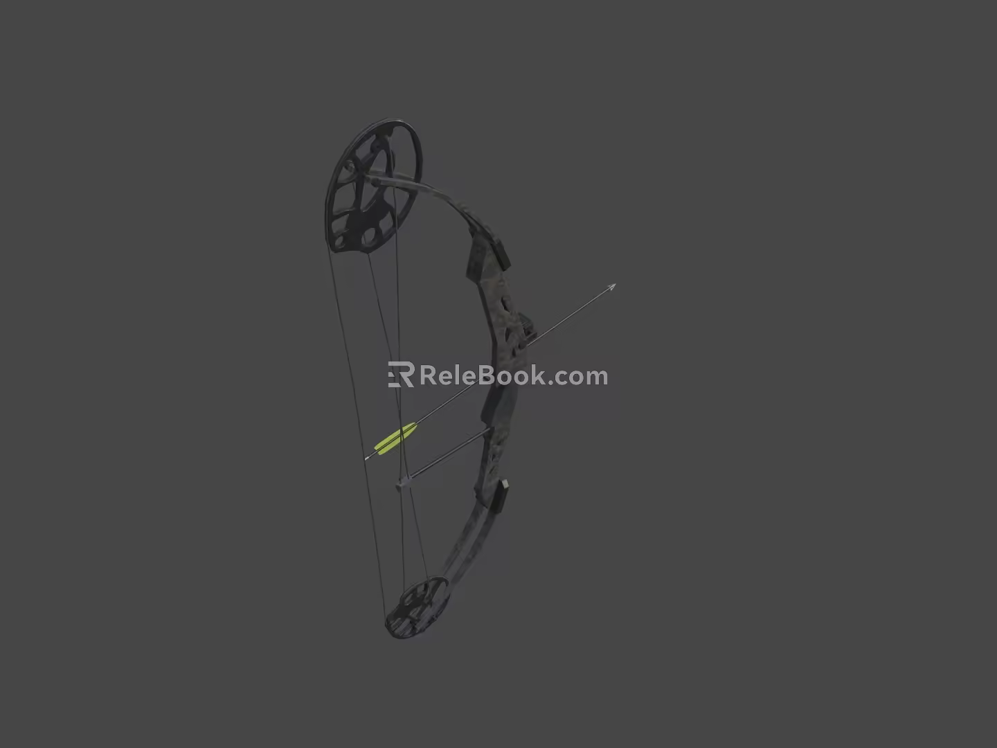 Weapon compound bow 3d model