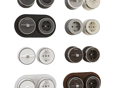 Shower Sauna Control Switches Featuring Modern Design And Multiple Color Choices 3d model