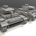 German Leopard Tank 3d model