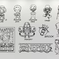 One Piece Character Neon Decorative Lights With Luffy Zoro Sanji And Others