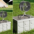 Blower hair dryer outdoor electric fan blower car trunk storage box folding car storage box car storage box 3d model