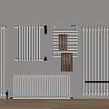 Modern Radiators 3d model