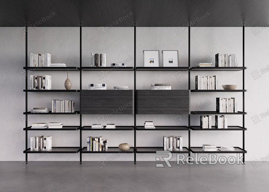 Modern Bookshelf Bookcase model