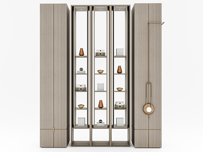 Modern Decorative Cabinet Storage Rack model