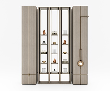 Modern Decorative Cabinet Storage Rack 3d model