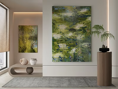 Quiet Decorative Painting 3d model