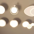 Modern Ceiling Lights With Various Shapes Round Oval And Illuminated Design
