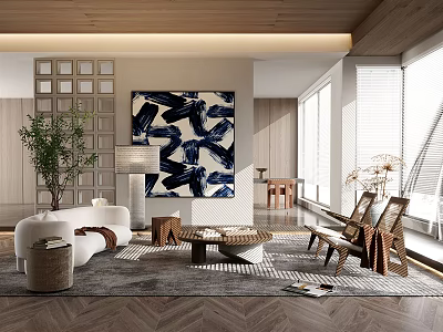 The Silent Living Room 3d model