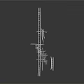Heavy Duty Metal Industrial Equipment With Tower Structure And Mechanical Components