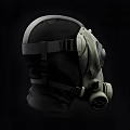 Professional Firefighting Gas Mask Equipment With Dual Filters And Safety Design