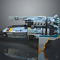 Spaceship Spacecraft Spaceship Science Fiction Spaceship Space Plane 3d model