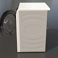 Washing Machine Drum Washing Machine Fully Automatic Washing Machine Simple Model Washing Machine Low Model Low Face Number Washing Machine Game Washing Machine Super Realistic Video Level 3d model