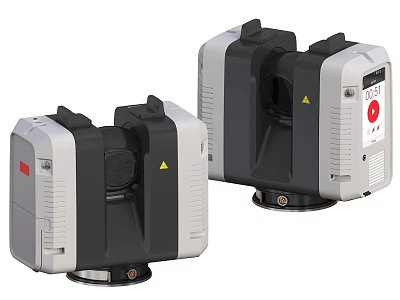 Industrial Equipment High Precision Laser Scanning With Dual Units And Robust Design 3d model
