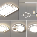 Modern Ceiling Lights With Sleek Geometric Shapes And Stylish Interior Design