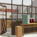 Spacious Public Office Space Interior With Open Layout Desks Chairs And Green Plants