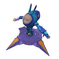 modern robot machinery 3d model